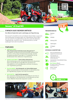 Felszerelhető seprők Bema Sweezy 25 Dual WD