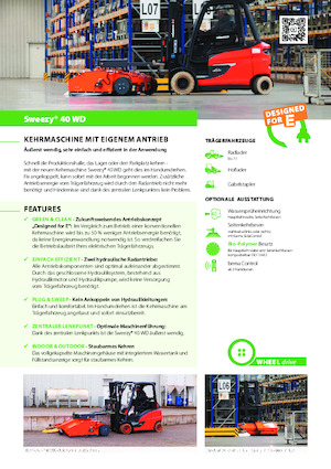 Felszerelhető seprők Bema Sweezy 40 WD