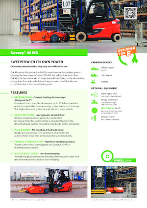 Felszerelhető seprők Bema Sweezy 40 WD