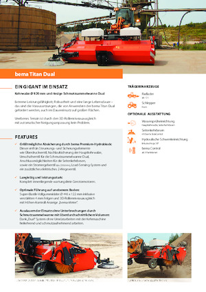Felszerelhető seprők Bema Titan Dual 3250