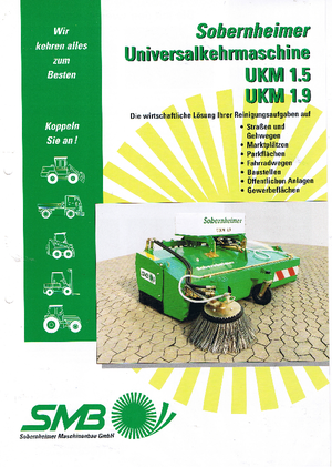 Felszerelhető seprők Sobernheimer UKM 1.9