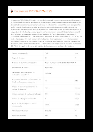 Felszerelhető seprők Pronar ZM-S 25