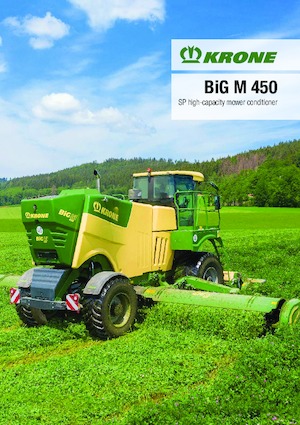 Önjáró gyepszellőztetők Krone Big M 450 CV