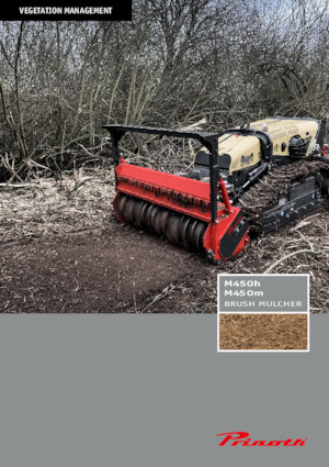 Mulcsozók Prinoth M450h-1450