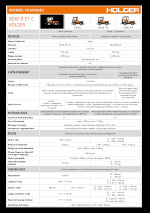 Kommuniális traktorok - elülső felfüggesztéssel Holder C 65 SC