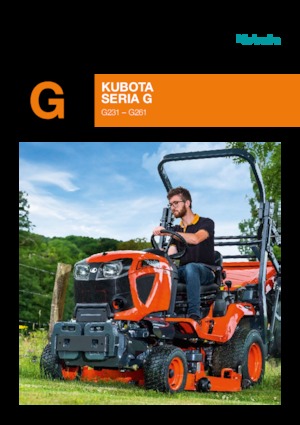 Kommuniális traktorok - elülső felfüggesztéssel Kubota G 23 HD-3