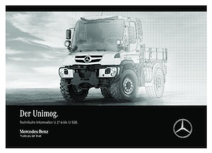 Kommuniális traktorok - elülső felfüggesztéssel Unimog U 318 Euro 6