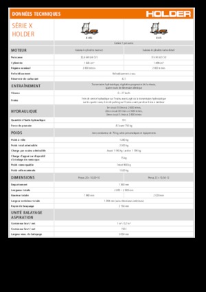 Benzines multifunkciós kommunális járművek Holder X 45i