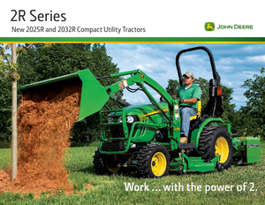 Kommuniális traktorok - elülső felfüggesztéssel John Deere 2032 R