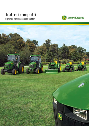 Kompakt kommunális traktorok John Deere 4720