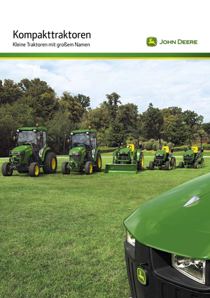 Kompakt kommunális traktorok John Deere 3320