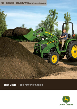 Kompakt kommunális traktorok John Deere 4720