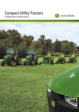 Kompakt kommunális traktorok John Deere 4720