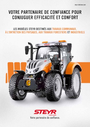 Kompakt kommunális traktorok Steyr 4135 Profi Basis