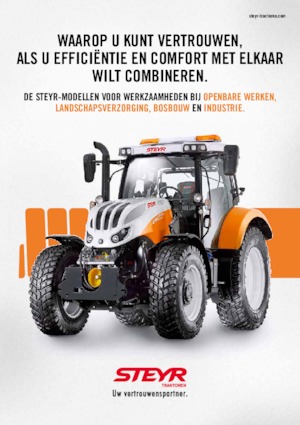 Kompakt kommunális traktorok Steyr 4135 Profi Basis
