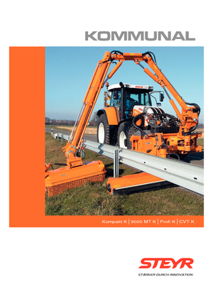 Kompakt kommunális traktorok Steyr 9095 MT K