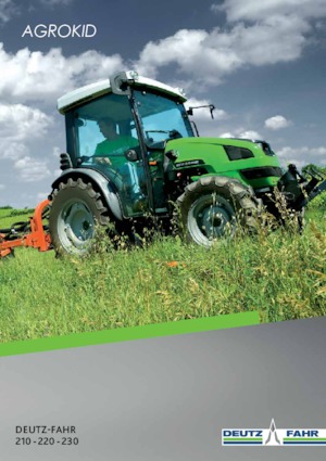 Kompakt kommunális traktorok DEUTZ-FAHR Agrokid 230 