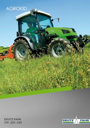 Kompakt kommunális traktorok DEUTZ-FAHR Agrokid 230 