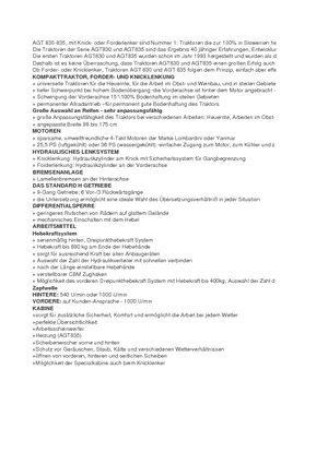 Kompakt kommunális traktorok AGT AGT 835 T