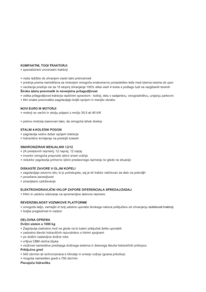 Kompakt kommunális traktorok AGT AGT 860 T