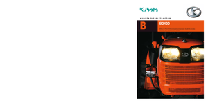 Kompakt kommunális traktorok Kubota B 2420
