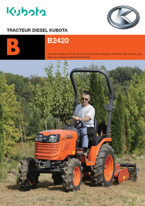 Kompakt kommunális traktorok Kubota B 2420