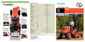 Kompakt kommunális traktorok Kubota B 2420