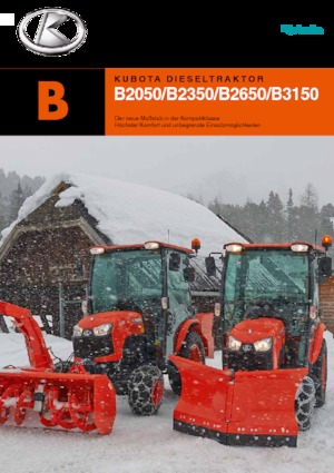 Kompakt kommunális traktorok Kubota B3150 HDB