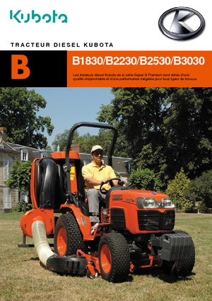 Kompakt kommunális traktorok Kubota B 1830 D