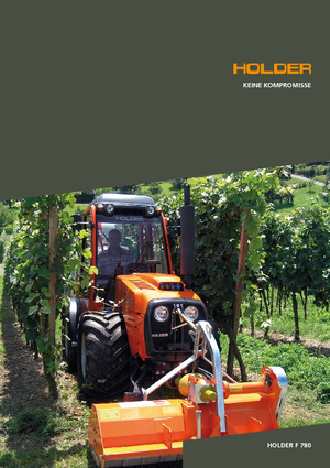Kompakt kommunális traktorok Holder F 780