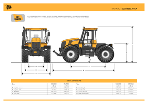 Kompakt kommunális traktorok JCB Fastrac 3200-80 Xtra