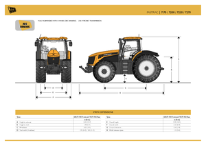 Kompakt kommunális traktorok JCB Fastrac 7270-70