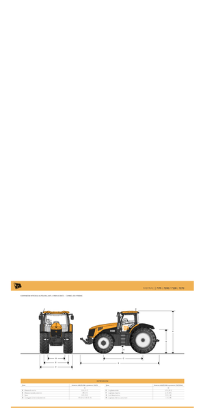 Kompakt kommunális traktorok JCB Fastrac 7270-70