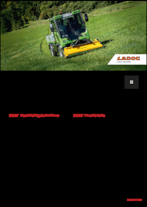 Kommuniális traktorok - elülső felfüggesztéssel Ladog E 1400