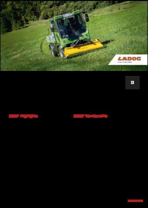 Kommuniális traktorok - elülső felfüggesztéssel Ladog E 1400