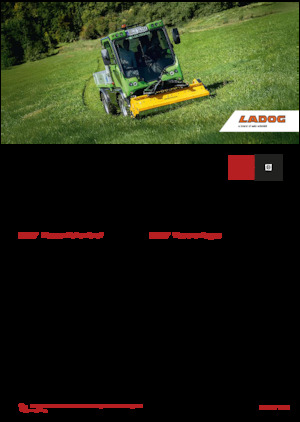 Kommuniális traktorok - elülső felfüggesztéssel Ladog E 1400