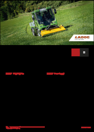 Kommuniális traktorok - elülső felfüggesztéssel Ladog E 1400