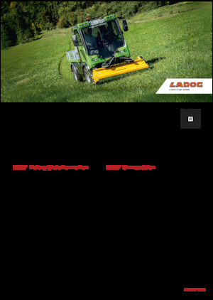 Kommuniális traktorok - elülső felfüggesztéssel Ladog E 1400