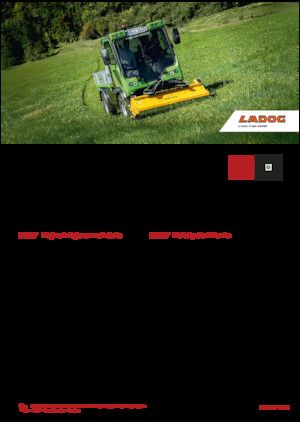 Kommuniális traktorok - elülső felfüggesztéssel Ladog E 1400