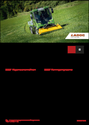 Kommuniális traktorok - elülső felfüggesztéssel Ladog E 1400