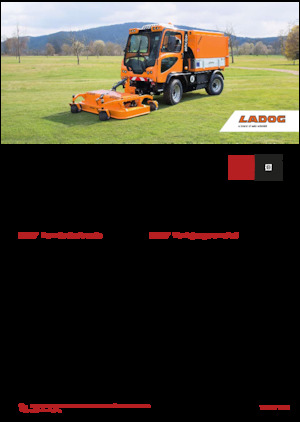 Kommuniális traktorok - elülső felfüggesztéssel Ladog T 1400