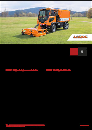 Kommuniális traktorok - elülső felfüggesztéssel Ladog T 1400