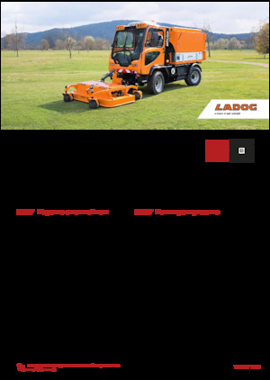 Kommuniális traktorok - elülső felfüggesztéssel Ladog T 1400