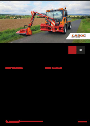 Kommuniális traktorok - elülső felfüggesztéssel Ladog T 1700