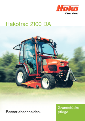 Kompakt kommunális traktorok Hako Hakotrac 2100 DA