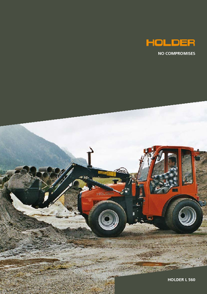 Kompakt kommunális traktorok Holder L 560