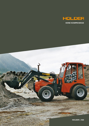 Kompakt kommunális traktorok Holder L 560