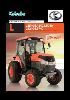 Kompakt kommunális traktorok Kubota L 4240 D