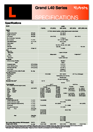 Kompakt kommunális traktorok Kubota L 4240 D