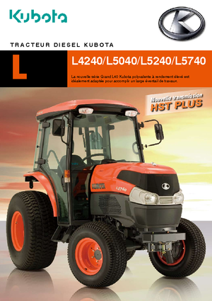 Kompakt kommunális traktorok Kubota L 4240 D